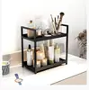 Prateleira de Armazenamento para Mesa de Trabalho Estante de Livros Multicamadas Armazenamento para Cima de Mesa de Estudante Prateleira de Armazenamento em Camadas para Mesa de Computador de Escritório Dormitório