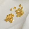 14k cor de ouro oco moeda de cobre frisado DIY jóias acessórios colar pulseira frisado espaçador material