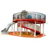 Fabricante Original de Grandes Instalações de Diversão Personalizadas Não Padrão para Áreas Externas Parque de Ponto Turístico Escorregador de Aço Inoxidável Não Motorizado para Crianças