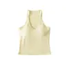 Camisole Retrô Preta de Gola Alta para Mulheres, Estilo Outono de Alta Qualidade com Bojos, Top sem Mangas para Usar por Cima com Lindo Design nas Costas