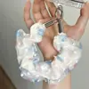 Cuerda de Muñeca de Malla de Doble Capa con Lunares de Corazón Multicolor Hebilla de Metal Colgante para Llave Teléfono En Stock Venta al por Mayor Colores Mixtos Llévalo