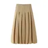 Conjunto de roupas femininas europeias e americanas transfronteiriças, popular no AliExpress, jaqueta top de manga curta com zíper + conjunto de saia de botão de lanterna