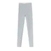 Leggings de mujer hechos a medida para otoño e invierno, con rayas verticales, un forro de felpa cepillada para abrigar y un forro grueso y afelpado de lana de cordero