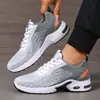 Zapatos personalizados para hombre para otoño, fabricante de zapatos de punto volador de alta elasticidad, zapatillas deportivas para hombre con amortiguación de aire y suela blanda, ventas transfronterizas al por mayor