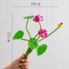Flor Artificial Flor Falsa Flor de Seda Flor Seca Shumen Lótus buquê vaso pacote Sala de estar mesa varanda arranjo de flores enfeites