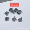 Colgante de Flor de Loto de Plata Sanqi de Plata Vieja de Shanxi Pequeñas Flores Accesorios Componentes para Manualidades y Joyería DIY