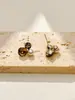 Pendientes Sencillos de Cristal y Perla de Nicho, Pendientes de Moda y de Alta Gama, Lujo Ligero para el Trabajo