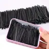 Pinza Negra Lateral Sin Costuras para Fijar el Flequillo y el Cabello Suelto