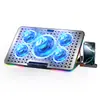 Radiador para portátil F15 con efecto de luz RGB, pantalla con soporte para teléfono móvil, tableta, radiador para portátil