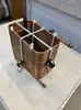 Enfriador Industrial Bobina de Refrigeración Evaporador Púrpura Intercambiador de Calor de Transmisión Tanque de Agua Disipador de Calor 3P5P10P-60HP