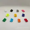 Metal Multicolor Letras Inglesas Macarrón Dopamina Universal Ropa Bolsa Broche Accesorios