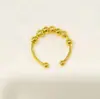 Anillo Giratorio de Plata Tailandesa para la Ansiedad Anillo para el Dedo Índice Multi-Círculo Cuentas de Transferencia Auspicioso Transferencia Moda Coreana Regalo para Novia