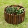 Vallas de Jardín, Postes Pequeños, Arreglos de Madera de Pino, Enrejados de Madera para Parque, Vallas Bajas, Barandales de Contención, Separadores de Bancos de Flores