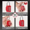 Candado de Contraseña Impermeable Jike Cerradura de Contraseña para Armario de Dormitorio Candado para Cremallera de Maleta Candado de Cuerda de Acero Mini para Exteriores