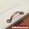 Puerta de Gabinete Puerta de Madera Puerta Corredera Manija Expuesta Estilo Europeo Clásico Aleación de Zinc Antigua Manija de Cajón Expuesta Venta Directa de Fábrica
