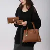 Conjunto de Três Peças Transfronteiriço de Bolsas Mãe e Filha 2026 Novo Estilo Bolsa de Ombro Simples Feminina Bolsa de Mão de Alta Qualidade Bolsa Transversal de Grande Capacidade