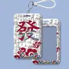 Moderno tarjetero de la fortuna estilo chino con patrón de nubes para tarjetas de acceso, tarjetas de campus, tarjetas de autobús, tarjetas de identificación y tarjetas de comida con función anti-pérdida