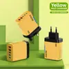 Cargador Dual USB de 240W con 3 Puertos PD+ y Luz, Adecuado para Teléfonos Móviles Apple 15 y Huawei, Cabezal de Carga Rápida Inteligente Dual Tipo C