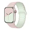 Aplicação Nova Transfronteiriça para Pulseira Loop de Silicone Magnético S10 com Fivela Inversa de Três Contas para Apple Watch 9/10