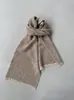 Bufanda Larga de Hilo de Anillo de Cachemira para Otoño e Invierno, de Moda, Versátil, Calentador de Cuello para Mujer, Doble Uso, Cálido, Atmósfera de Estilo Retro, Invierno