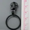 No. 5 Tiradores de Cremallera, Tirador de Nailon Negro por Electroforesis, Tirador de Cremallera Metálico para Bolsos y Ropa, Tirador de Cremallera de Aleación de Zinc