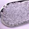 Acrílico transparente 32 cuentas angulares talladas imitación Cristal DIY accesorios de joyería pulsera iluminación bolsa tejida accesorios con cuentas