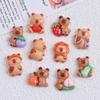 Mini tarjeta de fruta skin caricatura hecho a mano diy accesorios de joyería pegamento crema resina pequeños accesorios horquilla material para uñas