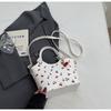 Bolsa de Mão Nova Exquisita e Moderna 2025 Primavera Nova Bolsa de Ombro Estampada de Nicho para o Dia a Dia Bolsa de Braço