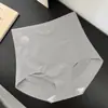 Pantaletas de Mujer de Cintura Alta para Levantar Glúteos y Reducir Abdomen, Entrepierna Antibacteriana de Algodón Puro, Bragas Japonesas Sin Costuras, Pantaletas de Seda Helada de Cintura Alta Sin Costuras para Mujer