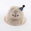 Sombrero de Pescador para Bebé Estilo Delgado de Primavera y Otoño Súper Lindo Protección Solar para Niños Sombrero de Cubo de Pingüino Adorable Sombrero de Sol para Niños Pequeños