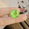 Nuevo anillo de papalacha Fanta extragrande de 15 quilates con amatista, color princesa Anna y diamantes amarillos.