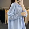 Cardigan clásico transfronterizo en terciopelo Andy, camisa base de manga larga con cuello tipo polo para mujer, tejido de punto a rayas de moda para otoño e invierno