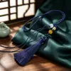 Cordón de borla tejido a mano, accesorio estilo vintage, disponible en varios colores, adecuado para decoración de teléfono y llaves