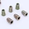 Muebles de madera maciza dientes internos y externos M6 tornillo avellanado de hierro dientes internos y externos tuerca empotrada para muebles M8 tuerca de dientes internos y externos pasante