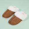 Pantuflas de Felpa Estándar Grandes Transfronterizas para Uso Doméstico, Pantuflas de Algodón Cálidas y Antideslizantes, Algodón Grueso con Forro Polar Interior, Venta Caliente Transfronteriza