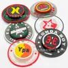 Pegatinas Redondas de Plástico en Relieve con Letras del Nuevo Alfabeto Inglés Seleccionadas Cuidadosamente, Accesorios de Insignia para Ropa Infantil