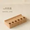 Portalápices de Escritorio Soporte para Bolígrafos de Escritorio Almacenamiento Caja de Tarjetas de Madera de Nogal Portalápices con Múltiples Ranuras Soporte para Teléfono Portalápices de Madera de Nogal