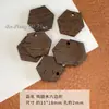 Xu artesanía al por mayor accesorios de madera de ala de pollo pieza redonda pieza cuadrada barril de personalidad cuentas cuentas de tubo recto cuentas pulsera de cuentas accesorios DIY joyería