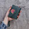 Bolsa para Monedas con Borla de Color Sólido Amor y Paz Porta Tarjeta de Estudiante de Aliexpress Ranura para Múltiples Tarjetas Cartera Corta Delgada Cartera