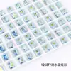 Taladro de uñas Dongzhou 8*6 broca octagonal larga de fondo puntiagudo explosiones de la red social taladro para decoración de uñas taladro de vidrio brillante venta al por mayor