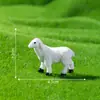 Paisagem em miniatura, fazenda pastoral criativa, série de vacas, ovelhas e fazendeiros, acessórios de decoração DIY de garrafa ecológica, ornamentos em miniatura