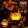 Série Original de Halloween Pelúcia Pequeno Pingente Chaveiro de Abóbora Luminoso Pingente de Mochila Pequeno Presente de Festival Venda por Atacado