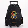 Mochila Escolar con Carrito Australiana de Gran Capacidad, Diseño de Dibujos Animados, Mochila con Ruedas para Estudiantes de Primaria y Secundaria