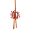 Guirlanda de Pinhas Amazon Norfolk Videira de Natal Arranjo de Frutas Vermelhas de Natal Decorações Pastorais Pequena Guirlanda