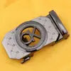 Hebilla Automática de Aleación de Zinc Hongsheng Hebilla de Cinturón con Textura Láser Hebilla de Cinturón Clásica para Hombre Hebilla de Hardware Venta al por Mayor