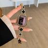 Pulseira série ouro preto para applewatch apple watch iwatch9 geração 8765432