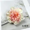 Flor de Simulação Guan Yin Cabeça de Flor de Peônia DIY Tecido de Seda Cabeça de Flor de Dália Adorno de Flor para Cabelo Garland de Flores Material Adereço Fotografia Ornato de Flores para Arte