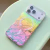 Adecuado para Funda de Teléfono Móvil Apple 17 18Pro Color Degradado Iphone17 Promax Color Pluma Funda Protectora Magnética Chapada