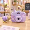 Chaveiro Brinquedo Câmera de Projeção Criativa de Desenho Animado Kuromi My Melody Cinnamoroll Pingente para Mochila de Meninas Atacado