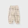 Calça Casual Fina e Fresca DUUDUU para Meninos 2026 Verão Calças Jogger Casuais Infantis Algodão Puro Calça Repelente de Mosquitos para Bebê